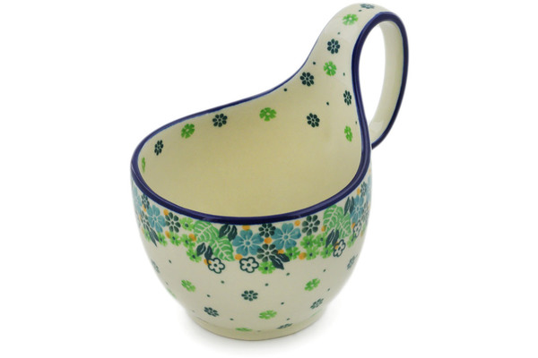 Bowl with Loop-Handle 6"