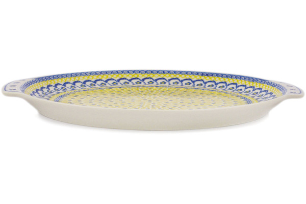 Platter with Handles 13"