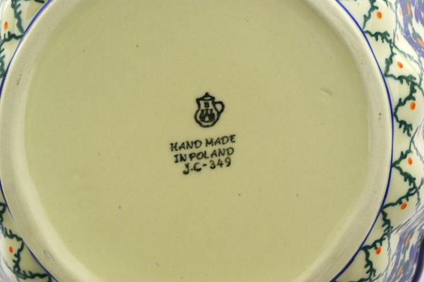 Scalloped Fluted Bowl 9"