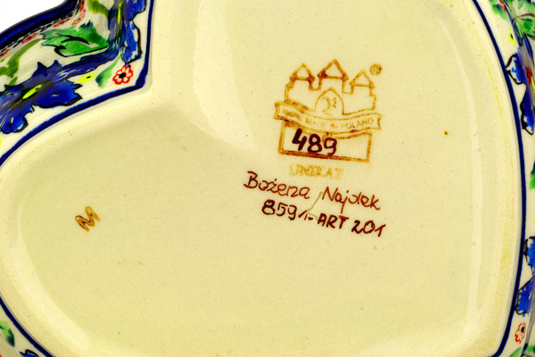 Heart Shaped Bowl 9"