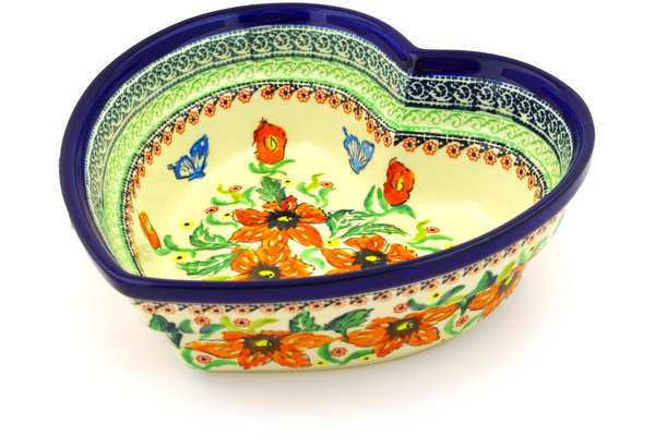 Heart Shaped Bowl 9"