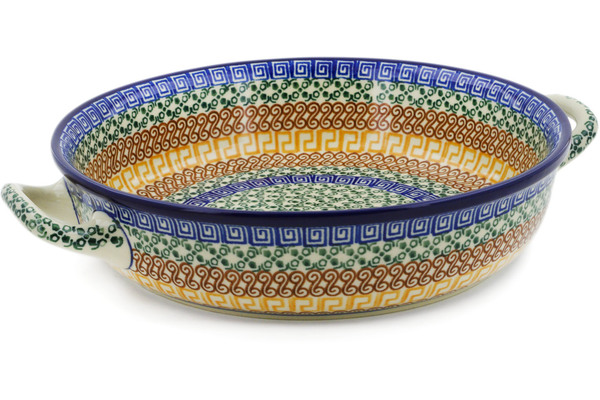 Round Baker with Handles 10-inch