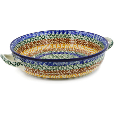 Round Baker with Handles 13"