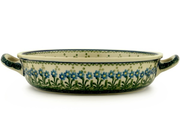 Round Baker with Handles 10-inch