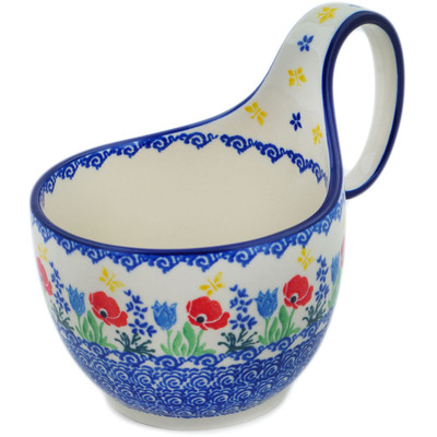 Bowl with Loop-Handle 6"