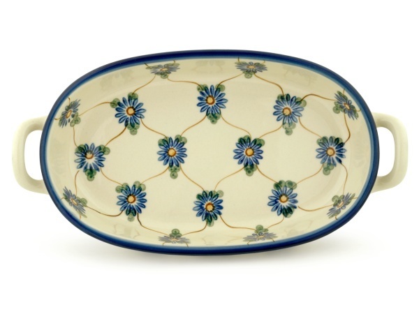 Oval Baker with Handles 9"