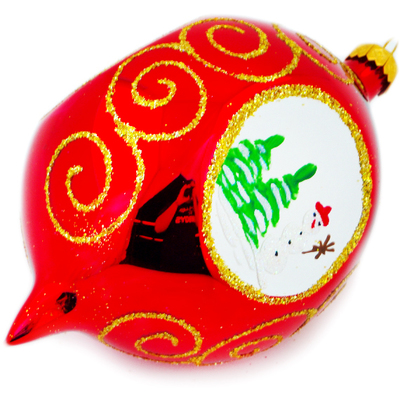 Christmas Ball Ornament 6"