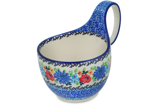 Bowl with Loop-Handle 6"