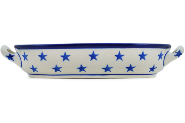 Oval Baker with Handles 9"