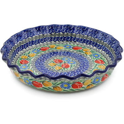Fluted Pie Dish 10"