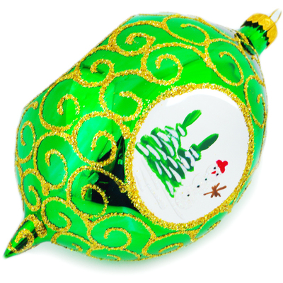 Christmas Ball Ornament 6"