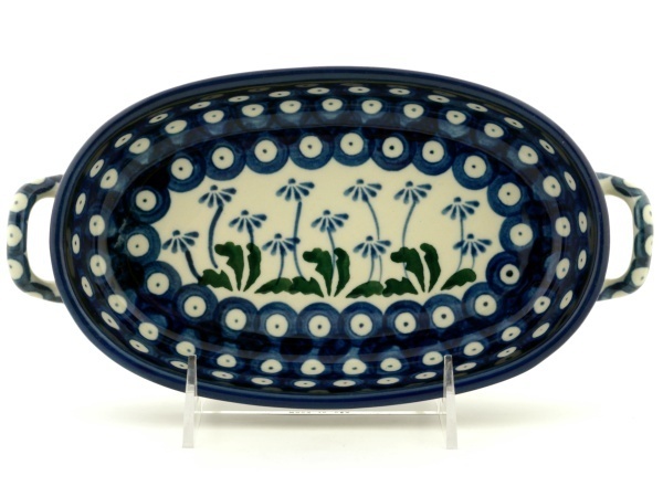 Oval Baker with Handles 9"