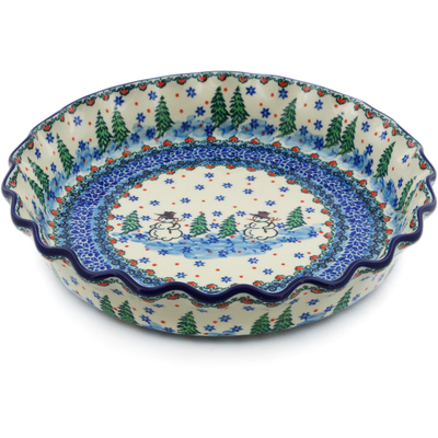 Fluted Pie Dish 10"