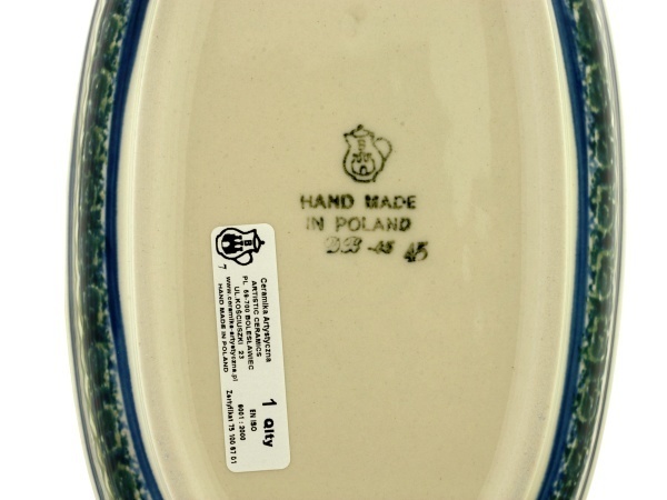 Oval Baker with Handles 9"