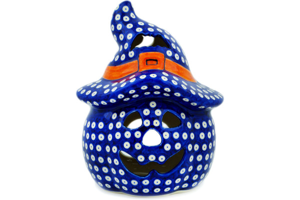 Jack O Lantern Candle Holder 10"