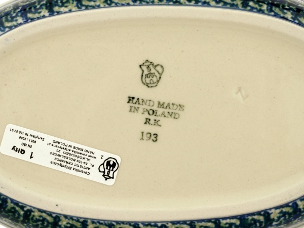 Oval Baker with Handles 9"