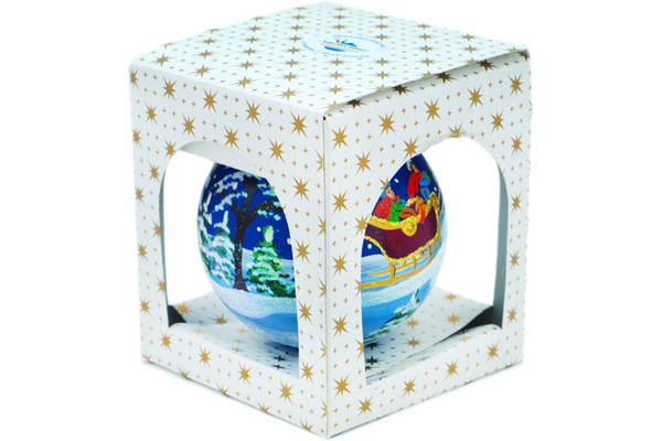 Christmas Ball Ornament 5"