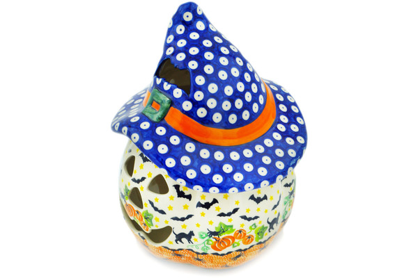 Jack O Lantern Candle Holder 10"