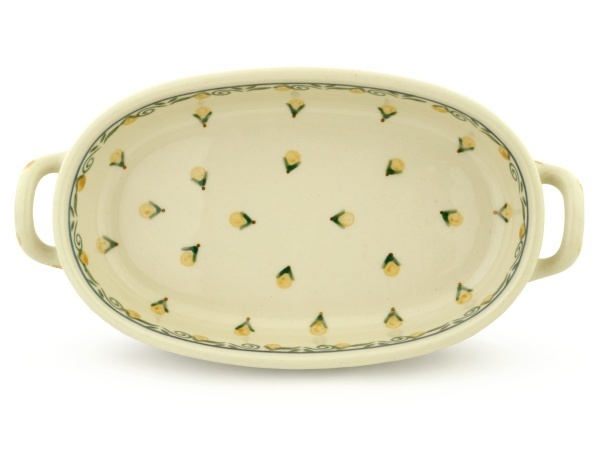 Oval Baker with Handles 9"