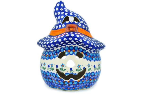 Jack O Lantern Candle Holder 10"