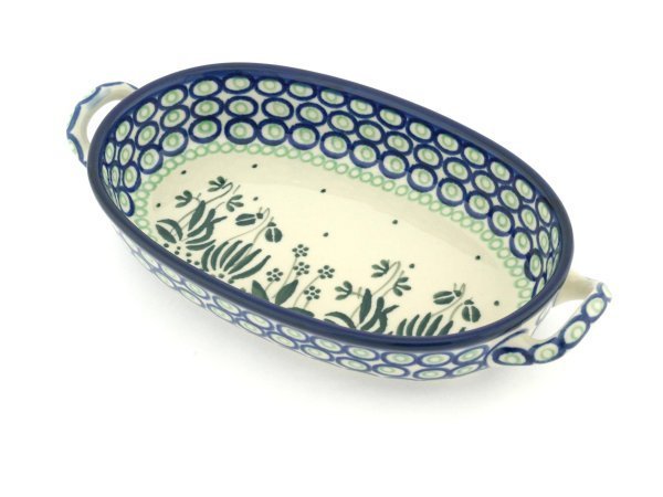 Oval Baker with Handles 9"