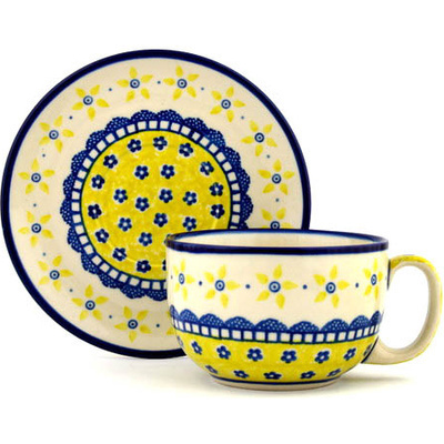Cup with Saucer 13 oz