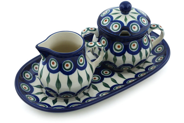 Sugar and Creamer Set 10"