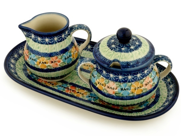 Sugar and Creamer Set 10"