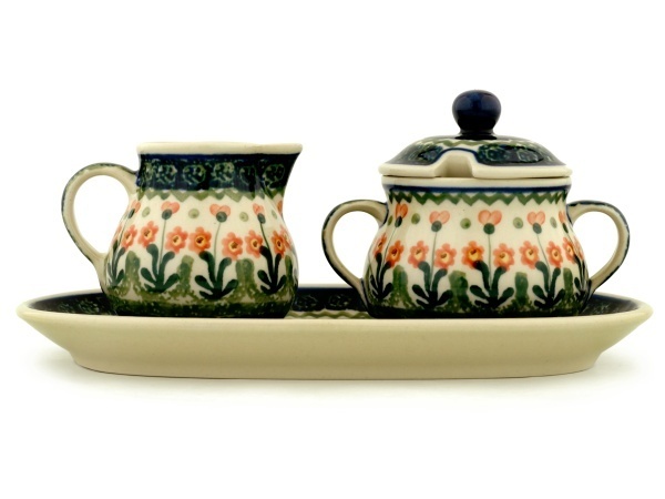 Sugar and Creamer Set 10"