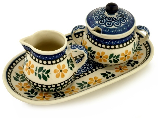 Sugar and Creamer Set 10"
