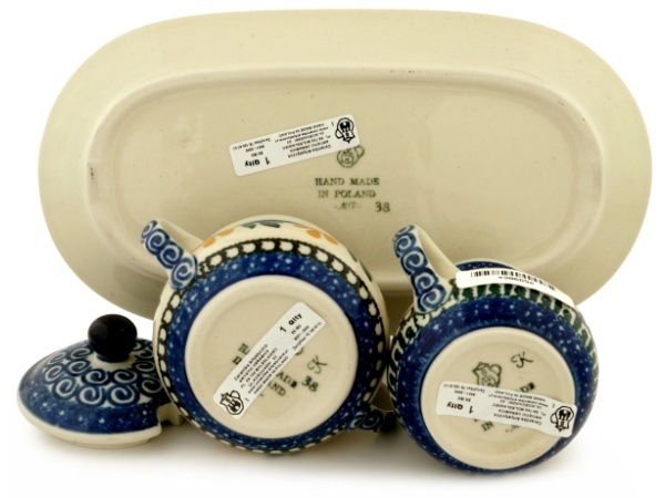 Sugar and Creamer Set 10"