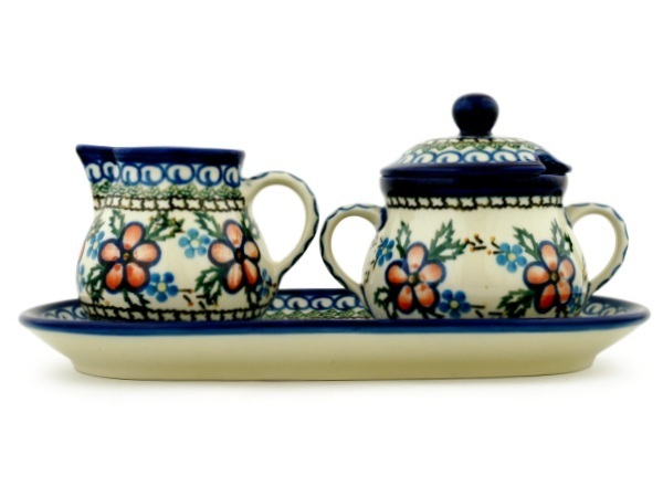 Sugar and Creamer Set 10"