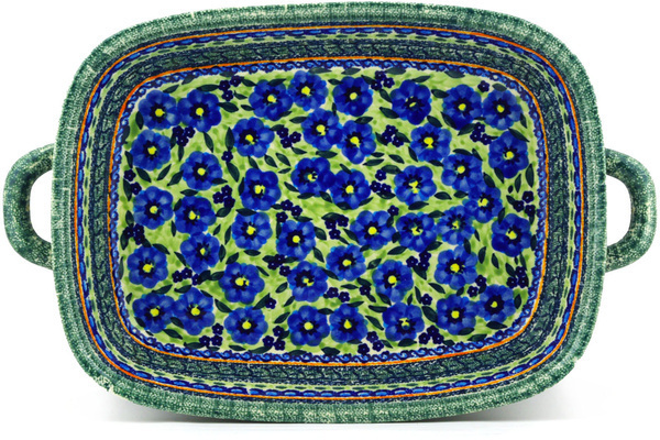 Rectangular Baker with Handles 19"