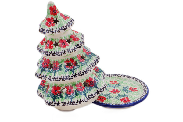 Christmas Tree Candle Holder 6"