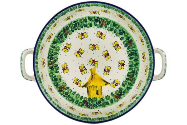 Round Baker with Handles 10-inch