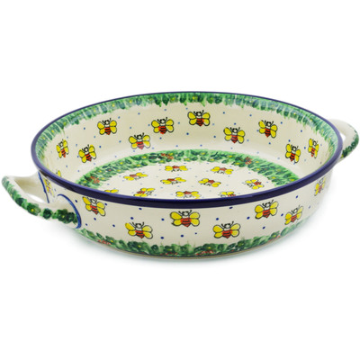 Round Baker with Handles 10-inch