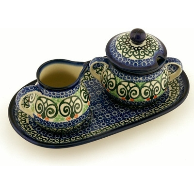 Sugar and Creamer Set 10"