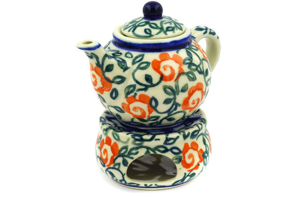Mini Teapot with Heater 4"