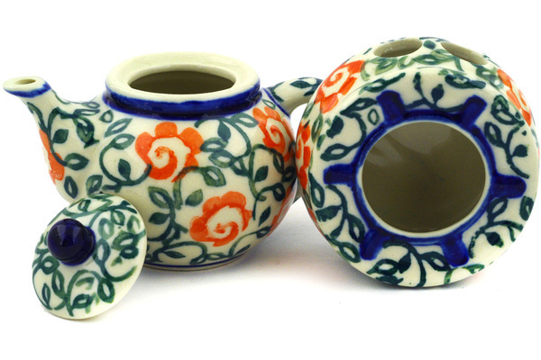 Mini Teapot with Heater 4"