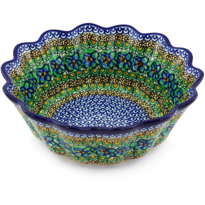 Scalloped Fluted Bowl 9"