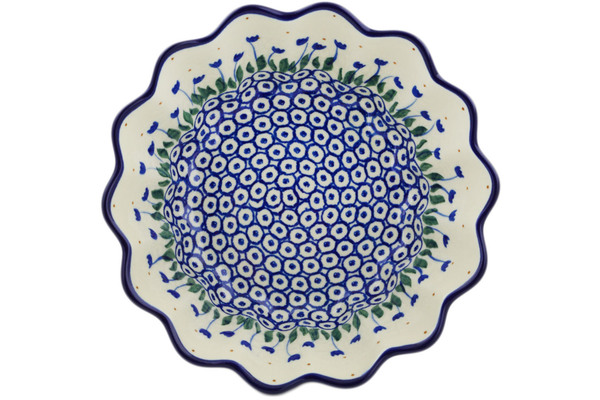 Scalloped Fluted Bowl 7"