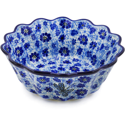 Scalloped Fluted Bowl 7"