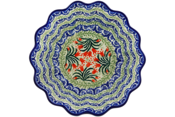 Scalloped Fluted Bowl 7"