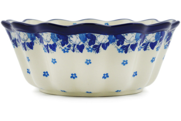 Scalloped Fluted Bowl 7"