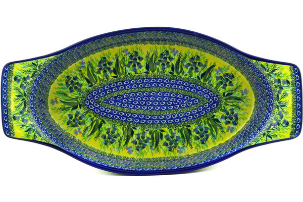 Oval Baker with Handles 18"