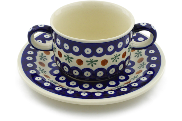Bouillon Cup with Saucer 13 oz