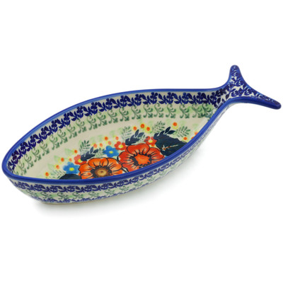 Fish Shaped Platter 11"