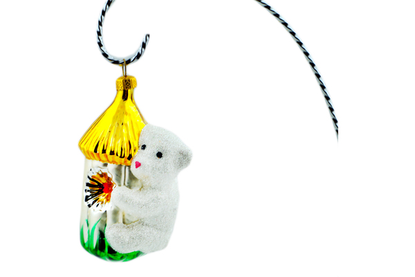 Christmas Ball Ornament 4"