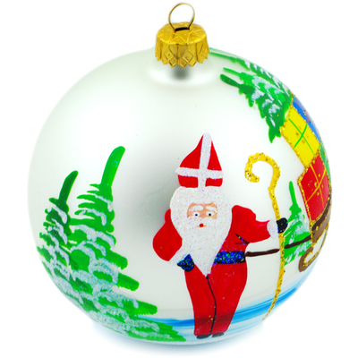 Christmas Ball Ornament 5"
