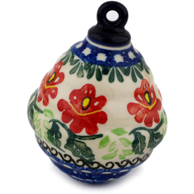 Christmas Ball Ornament 4"